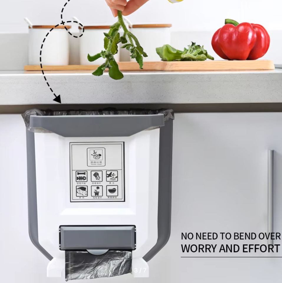 Foldable Kitchen Trash Bin