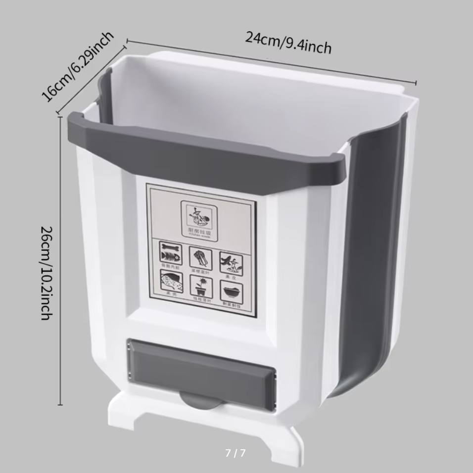 Foldable Kitchen Trash Bin