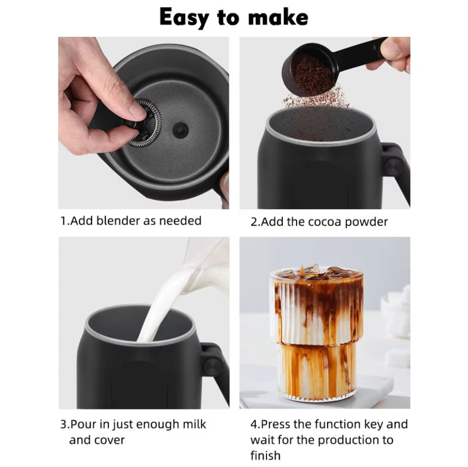 Electric Milk Frother and Blender