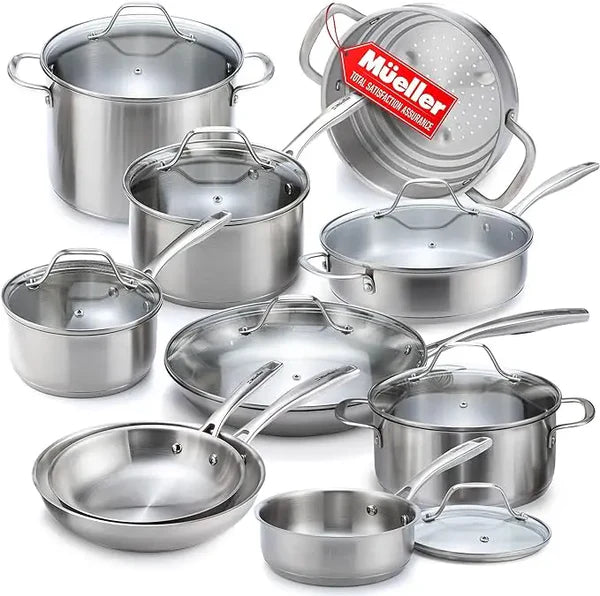 Ultra-Clad Pro Stainless Steel Cookware Set