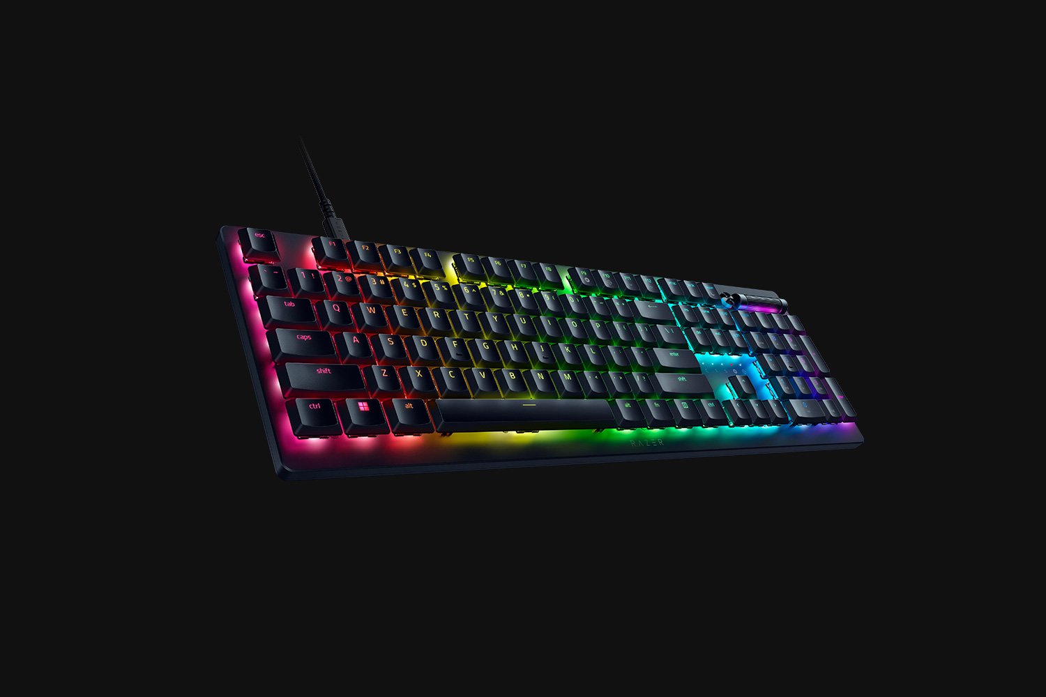 Razer DeathStalker V2 (Red, Linear Optical Switch), Black